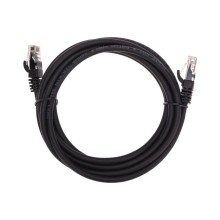 Патч-корд U/UTP, CAT 6, RJ45-RJ45, 26AWG, LSZH, черный, 3м REXANT 02-0292-3