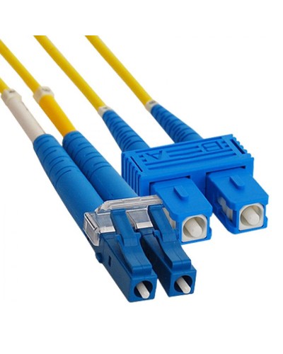 Патч-корд оптический переходной (SM), 9/125 (OS2), LC/UPC-SC/UPC, (Duplex), LSZH, 2м REXANT 50-2410 в Сергиевом Посаде Патч-корды оптические Pintop.ru