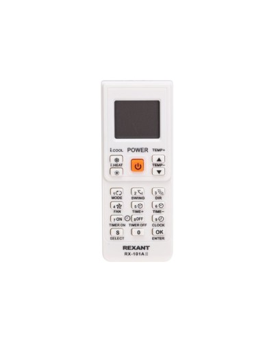 Пульт универсальный для кондиционеров RX-101AII REXANT 38-0103 в Сергиевом Посаде Системы видеонаблюдения Pintop.ru