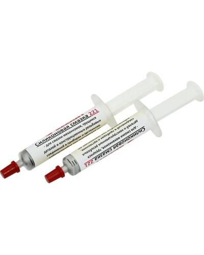 Смазка силиконовая 221, до +350 C, 2 мл, шприц REXANT (09-3955) в Сергиевом Посаде Монтажные материалы Pintop.ru