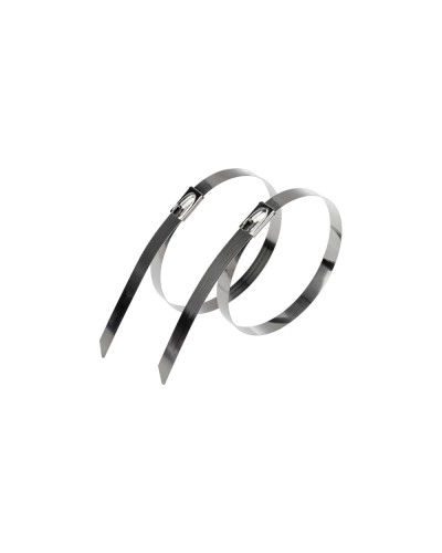 Стяжка кабельная стальная (304) 400x4,6мм (50 шт/уп) REXANT (07-0408) в Сергиевом Посаде Стяжки-хомуты Pintop.ru