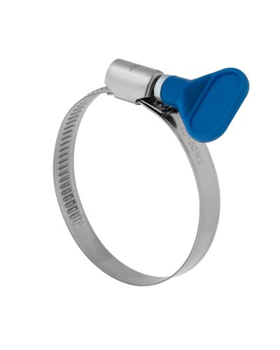 Хомут червячный 32-50/9-0,7мм, с ключом, нержавеющая сталь W2, (50 шт/уп) REXANT 07-0732-1 в Сергиевом Посаде Стяжки-хомуты Pintop.ru