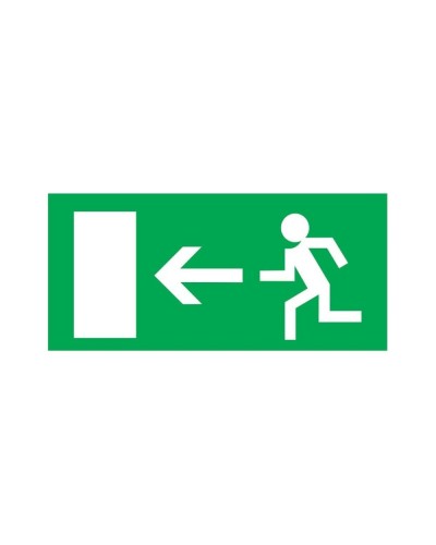 Эвакуационный знак Направление к эвакуационному выходу налево100*300 мм (5шт/упак) REXANT (56-0026) в Сергиевом Посаде Дополнительное оборудование для ОПС Pintop.ru