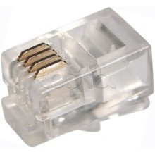 Джек телефонный 4P4C (100шт/уп) REXANT 05-1001