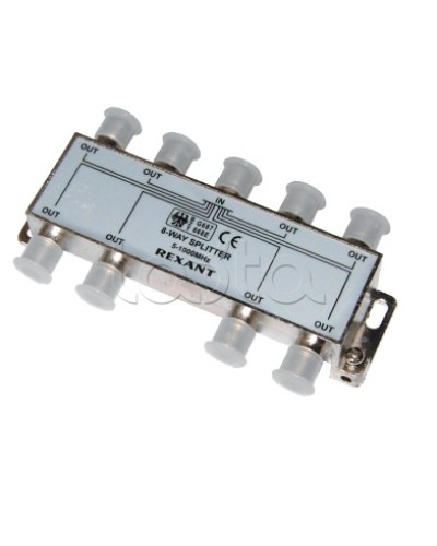 Делитель телевизионный ТВх8 под F разъём 5-1000 МГц (5шт/уп) REXANT 05-6005 в Сергиевом Посаде Системы видеонаблюдения Pintop.ru