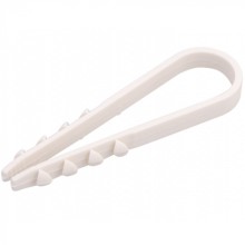 Дюбель-хомут 5-10, белый (100шт/уп) REXANT 07-4501