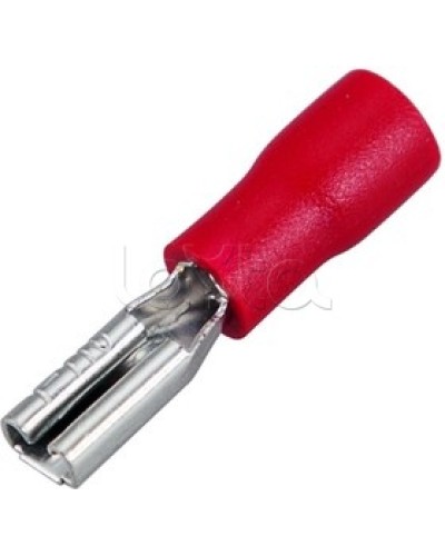 Клемма плоская изолированная 0.5-1.5 мм² (КПИ гнездо - 3.8мм) (100шт/уп) REXANT 08-0411 в Сергиевом Посаде Клеммные колодки Pintop.ru