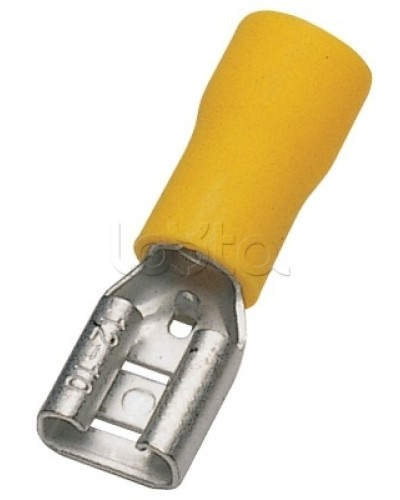 Клемма плоская изолированная 4-6 мм² (КПИ гнездо - 7.4мм) (100шт/уп) REXANT 08-0451 в Сергиевом Посаде Клеммные колодки Pintop.ru