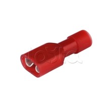 Клемма плоская полностью изолированная 0.5-1.5 мм² (КППИн гнездо - 6.6мм) (100шт/уп) REXANT 08-0613