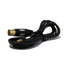 Шнур DIN 5PIN Plug - DIN 5PIN Plug 1.5 м GOLD (10шт/уп) REXANT 17-2522