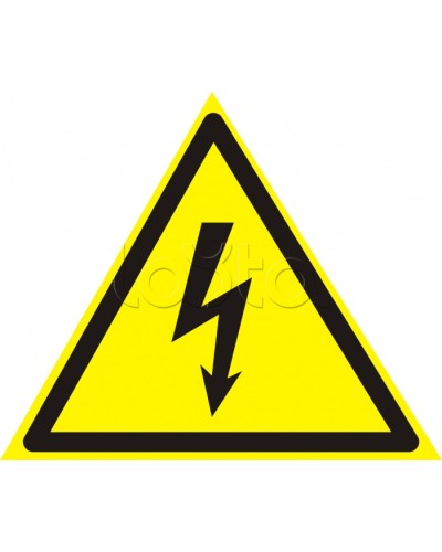 Знак электробезопасности Опасность поражения электротоком 100x100 (5шт/уп) REXANT 56-0005 в Сергиевом Посаде Дополнительное оборудование для ОПС Pintop.ru