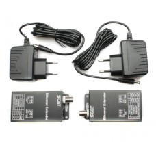 Комплект удлинителей Ethernet по коаксиальному кабелю до 1000м SC&T IP09CK
