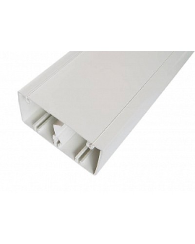 Кабельный канал с крышкой100х50х2000мм (белый) SPL 100001S в Сергиевом Посаде Кабель-канал Pintop.ru