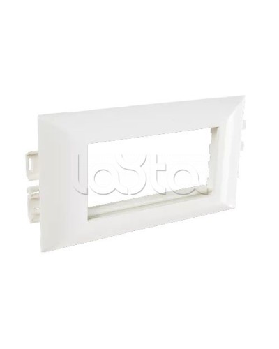 Суппорт с рамкой на 2 поста (45х45) в профиль для кабельных каналов 100х50, 105х50 SPL 100008S в Сергиевом Посаде Аксессуары для кабель-канала Pintop.ru