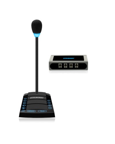 Устройства переговорное 4-канальное STELBERRY S-740 в Сергиевом Посаде Переговорные устройства Pintop.ru