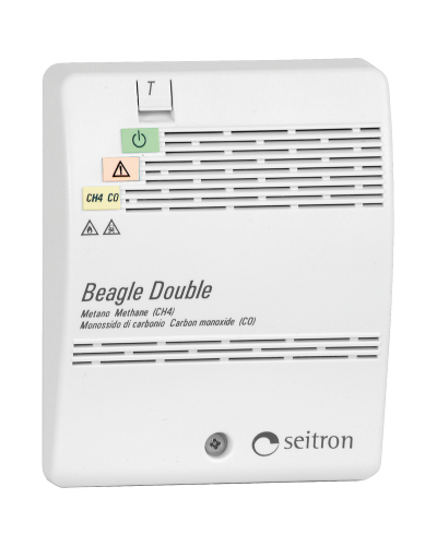 Комбинированный сигнализатор на природный и угарный газ (CH4 и CO) Seitron RGDCM0MP1 Beagle Double в Сергиевом Посаде Технологические извещатели Pintop.ru
