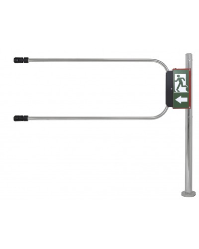 Smartec ST-GR012EC-CR - Калитка аварийного выхода с электромагнитом, хромированная, в комплекте стойка 1000 х D50 мм и створка 1200 х D25 мм. в Сергиевом Посаде Калитки Pintop.ru