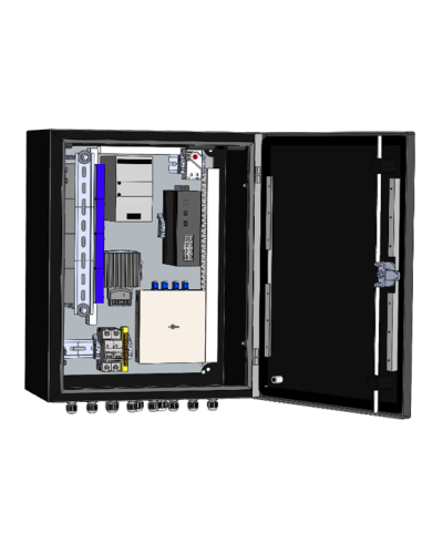 Узел коммутации всепогодный SpaceCam SC-Box-8GP-240-2G-UPS(B) в Сергиевом Посаде Коммутаторы Pintop.ru