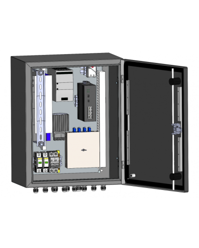 Узел коммутации всепогодный SpaceCam SC-Box-8GP-240-2G-UPS(G) в Сергиевом Посаде Коммутаторы Pintop.ru