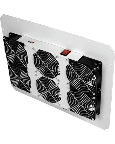 Панель вентиляционная с 6 вентиляторами TLK TLK-FAN6-BK в Сергиевом Посаде Вентиляторные модули Pintop.ru