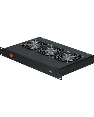 Панель вентиляционная с 3 вентиляторами TLK TLK-VP3/BK в Сергиевом Посаде Вентиляторные модули Pintop.ru