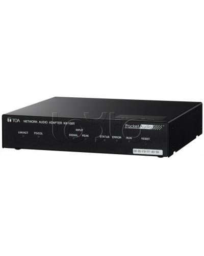 Шлюз передачи аудио, управляющих сигналов через сеть TOA NX-100S W в Сергиевом Посаде Системы оповещения и трансляции TOA Pintop.ru