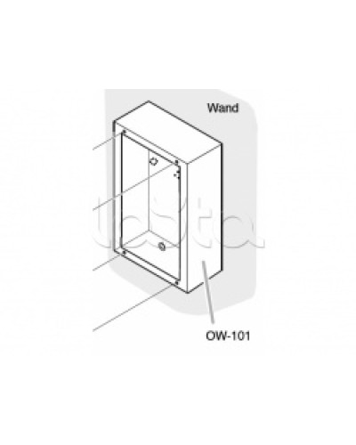Коробка накладная TOA OW-101 в Сергиевом Посаде Аксессуары для СОУЭ Pintop.ru