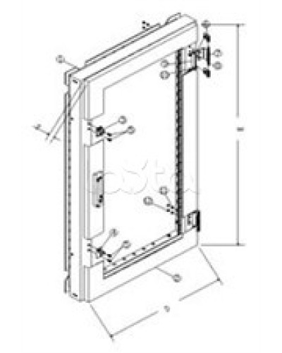 Дверь передняя плексигласовая TOA PGD-22 в Сергиевом Посаде Системы оповещения и трансляции TOA Pintop.ru