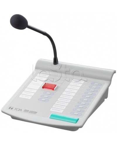 Панель микрофонная TOА RM-200M S в Сергиевом Посаде Системы оповещения и трансляции TOA Pintop.ru