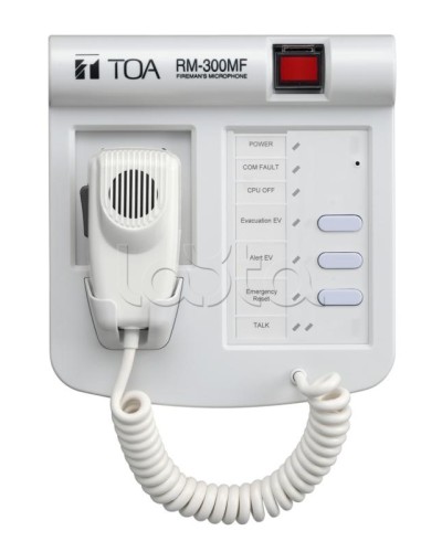 Панель микрофонная пожарная для серии VM-3000 в Сергиевом Посаде Системы оповещения и трансляции TOA Pintop.ru