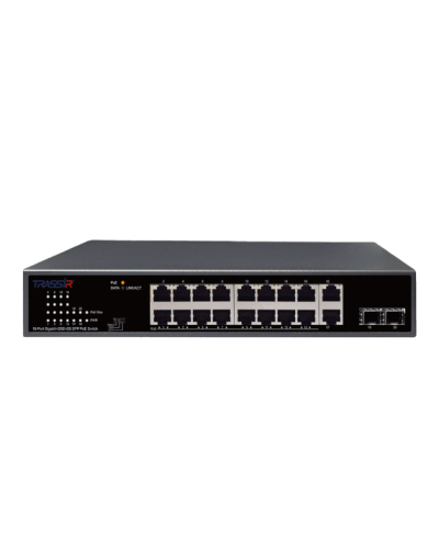Неуправляемый коммутатор DSSL TRASSIR TR-NS14202S-185-16POE в Сергиевом Посаде Коммутаторы Pintop.ru