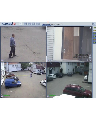 Дополнительный обзорный канал для системы управления поворотными камерами в ручном и автоматическом режиме TRASSIR ActiveDome Fix в Сергиевом Посаде Системы видеонаблюдения Pintop.ru