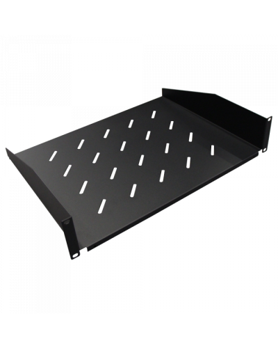 Полка фронтальная, глубина 350 мм, 1U, нагрузка - 18 кг TWT (TWT-CB-SF350-1U/18) в Сергиевом Посаде Полки для шкафов и стоек Pintop.ru