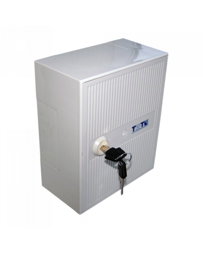 Настенный распределительный бокс, 3 плинта, 30 пар, с замком TWT (TWT-DB10-3P/K) в Сергиевом Посаде Кросс оптический Pintop.ru