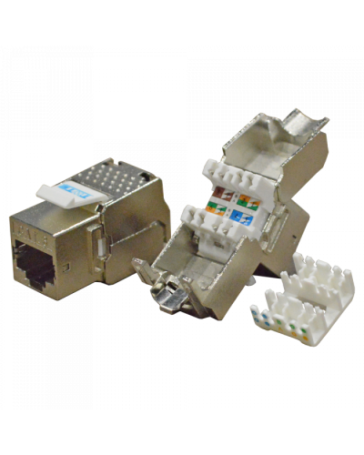 Модуль Keystone RJ45, Cat.6, STP, 180 градусов TWT (TWT-OK45STP180/6) в Сергиевом Посаде Модули Keystone Pintop.ru