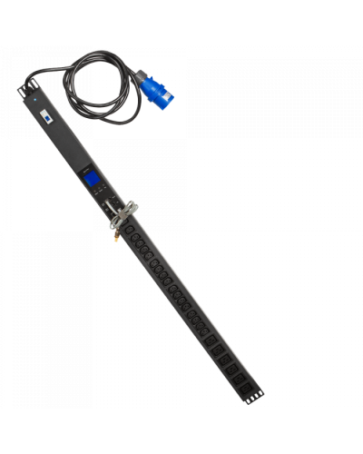 Блок розеток верт. 32A / 250V, 6xC19 + 18xC13, шнур 3.0 м, разъем IEC309 TWT (TWT-PDVMT1-6x18-32A) в Сергиевом Посаде Блоки розеток Pintop.ru