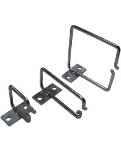 Скоба-органайзер металлическая для установки на 19 профиль, 80х80 мм TWT TWT-RING-M80x80 в Сергиевом Посаде Кабельные органайзеры Pintop.ru