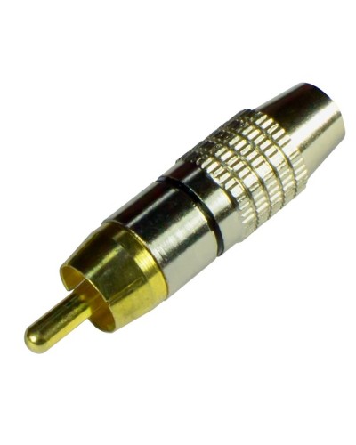РАЗЪЕМ TS RCA штекер под винт, металл Tantos в Сергиевом Посаде Коннекторы Pintop.ru