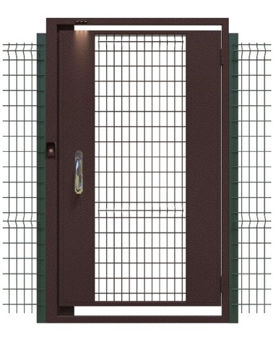 Калитка Стальная Наружная VIZIT-KСН-12-Лв в Сергиевом Посаде Калитки Pintop.ru