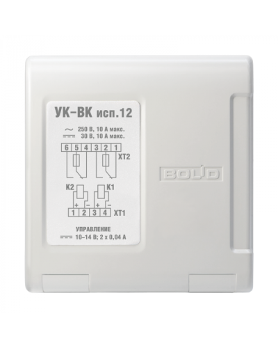 Усилитель релейный на два канала Болид УК-ВК исп.12 в Сергиевом Посаде Дополнительное оборудование для ОПС Pintop.ru