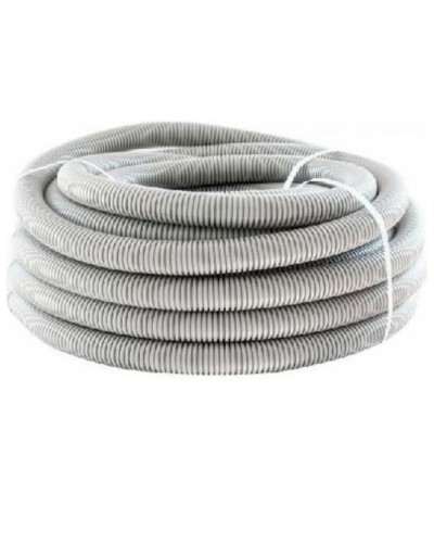 Труба гофр. ПНД HF 50 мм с зондом лёгкая серый (15 м) ОКЛ Экопласт 20150HF в Сергиевом Посаде Труба гофрированная Pintop.ru