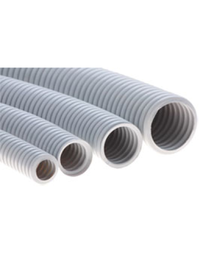 Труба ПНД гофрир. тяжелая, цвет чёрный, диам 20мм Экопласт 21020 в Сергиевом Посаде Труба гофрированная Pintop.ru