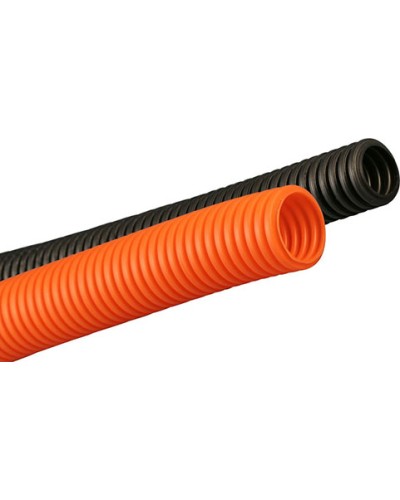 Труба ПНД гофрир. тяжелая, цвет чёрный, диам 32мм Экопласт 21032 в Сергиевом Посаде Труба гофрированная Pintop.ru