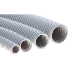 Труба ПНД гофрир. тяжелая, цвет чёрный, диам 50мм Экопласт 21050