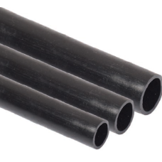 Труба гладкая ПНД тяжелая диам 20 мм, цвет чёрный (3м) Экопласт 23020