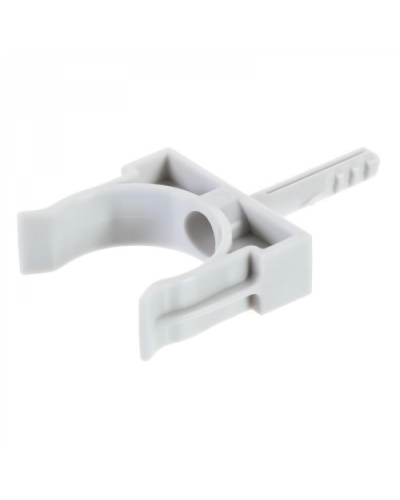 Держатель с дюбелем без шурупа D32мм (черный) Экопласт (41432BL) в Сергиевом Посаде Аксессуары для кабель-канала Pintop.ru