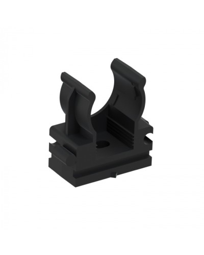 CFQ16 Держатель (клипса) для труб, для монтажного пистолета D16мм, цвет чёрный (50шт) Экопласт (41516BL) в Сергиевом Посаде Держатели, клипсы, скобы Pintop.ru