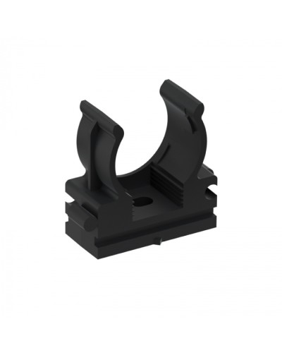 CFQ20 Держатель (клипса) для труб, для монтажного пистолета D20мм, цвет чёрный (50шт) Экопласт (41520BL) в Сергиевом Посаде Держатели, клипсы, скобы Pintop.ru