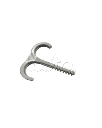 Держатель (клипса) F типа двойнаядля труб D16-20 мм Экопласт 41826 в Сергиевом Посаде Держатели, клипсы, скобы Pintop.ru