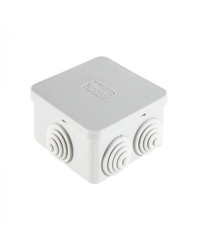 Коробка огн. E110, о/п 85х85х50мм,без галогена, 12 вых., IP55, 10P, серый Экопласт (43061HF) в Сергиевом Посаде Распределительные коробки Pintop.ru